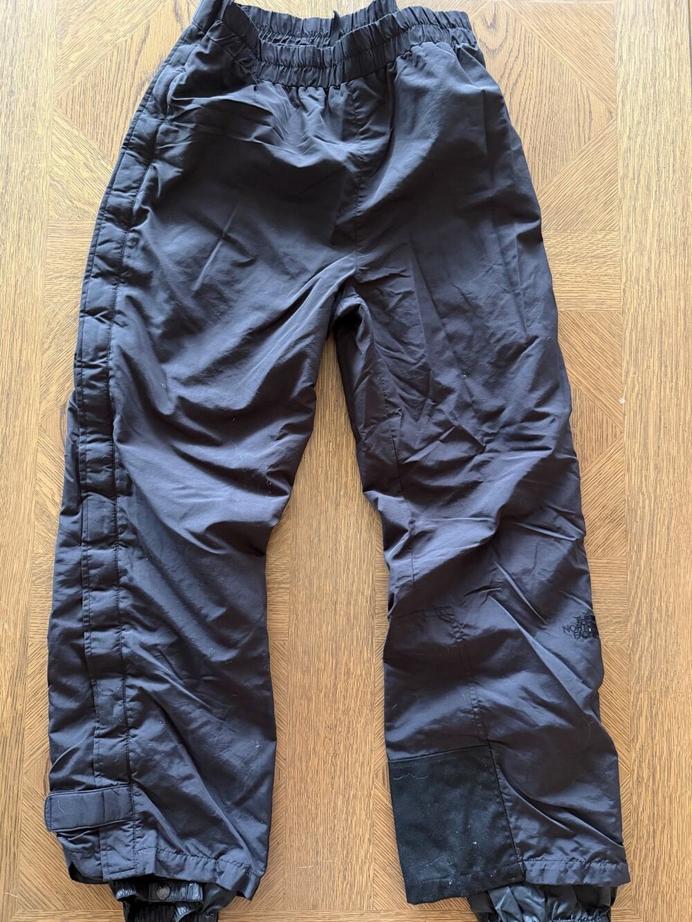 Vintage The North Face Shell Pants Mens Large Black Side Zip